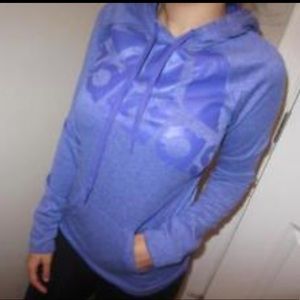 Purple adidas hoodie